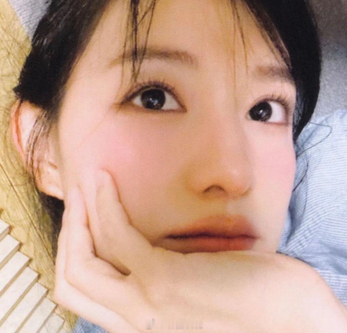 金智媛头像分享，这个角度咋能这么少女萌感呢 