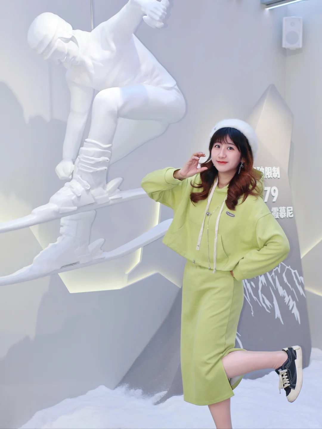 Snowy！今年冬天我在新天地滑到雪了🏂