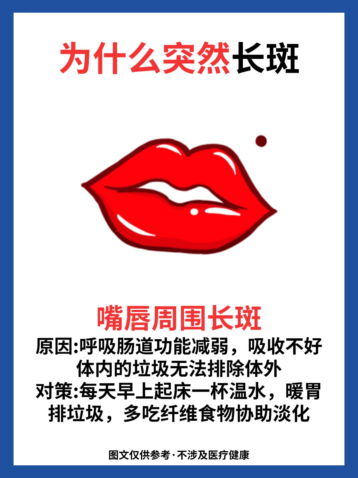 为什么突然长斑。