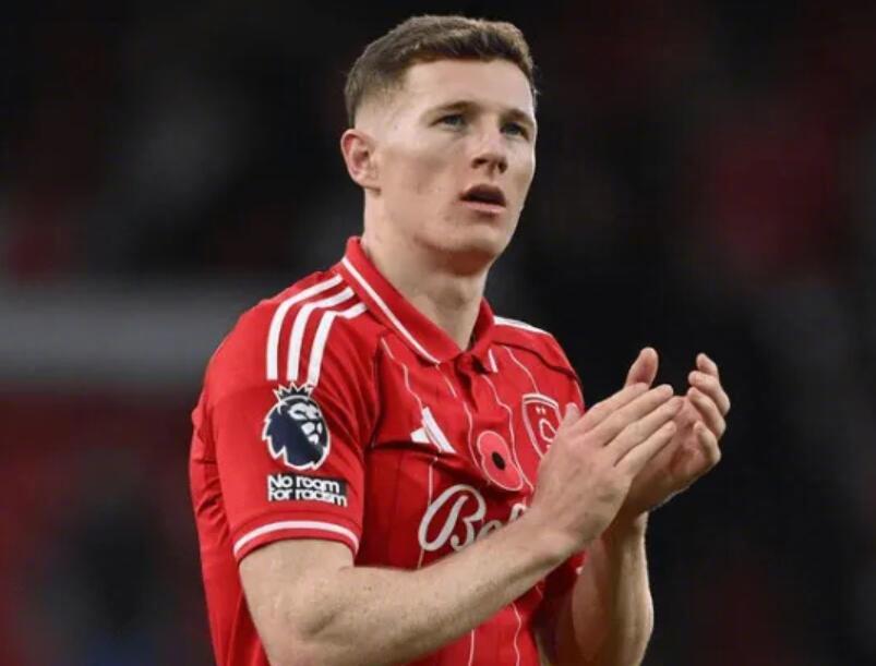 统计机构WhoScored的统计，在本轮英超诺丁汉森林0-2不敌埃弗顿的比赛中，