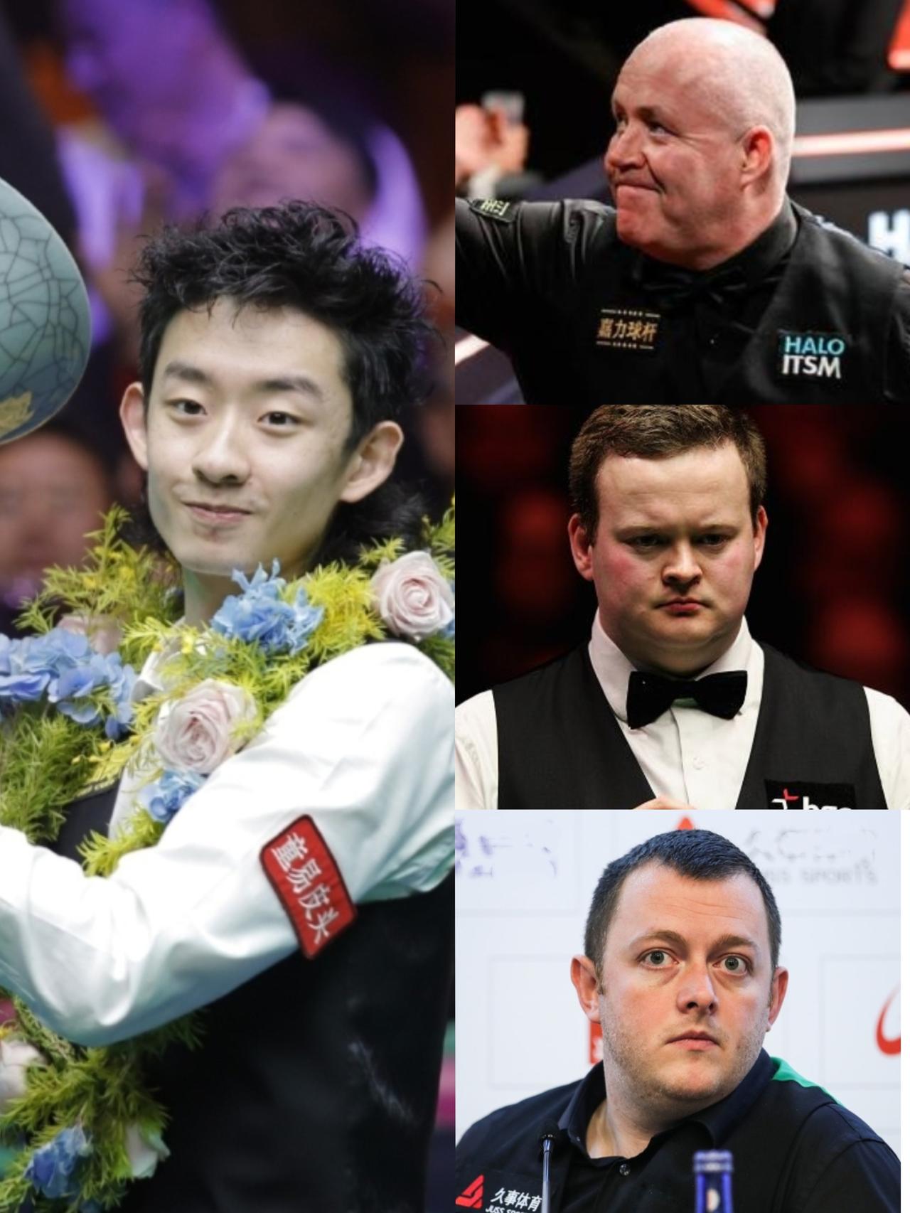 斯诺克世锦赛“四强”诞生！
     三个英国人一个中国人！
     三个中年