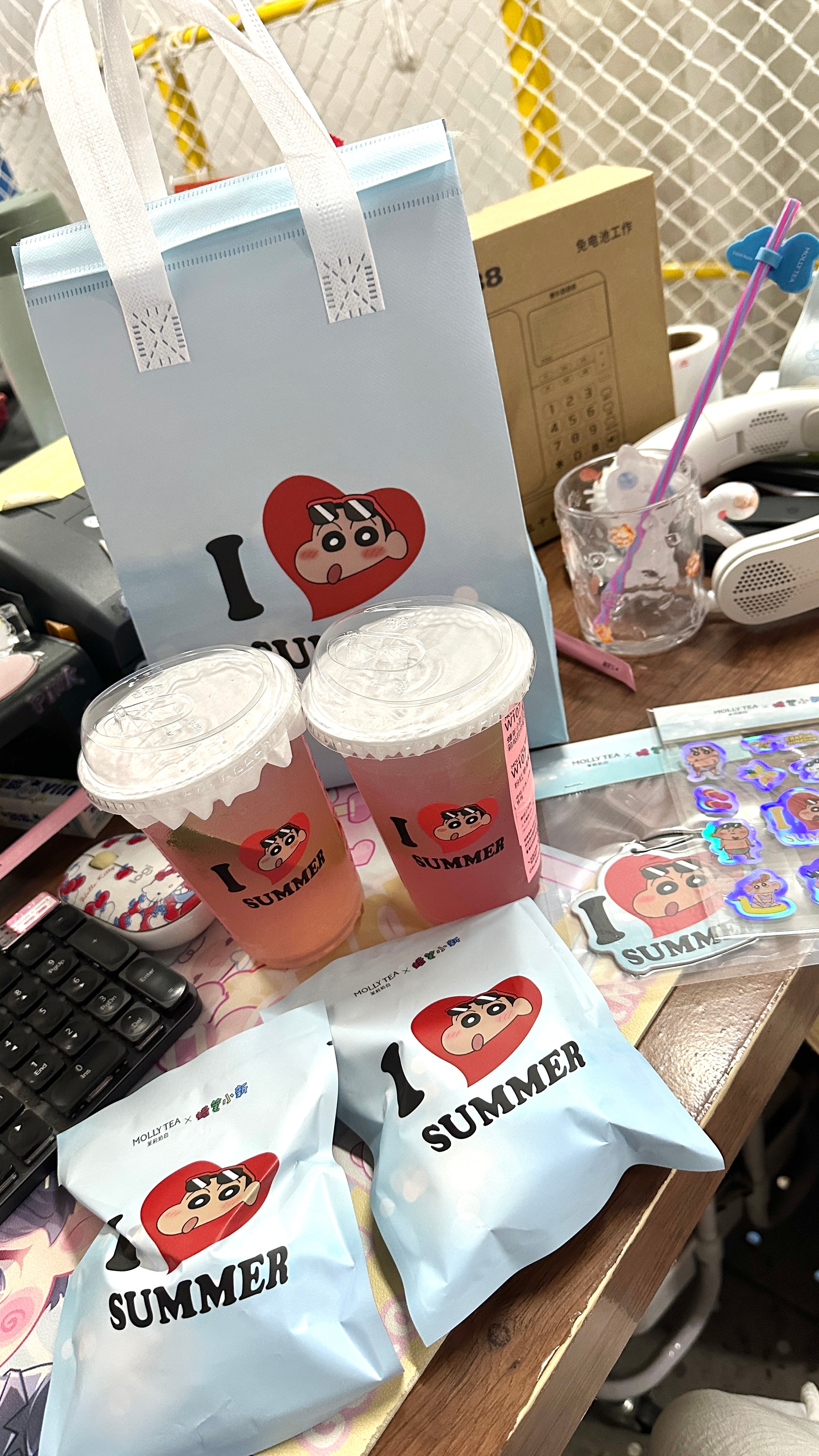 茉莉奶白蜡笔小新简直是太可爱了 