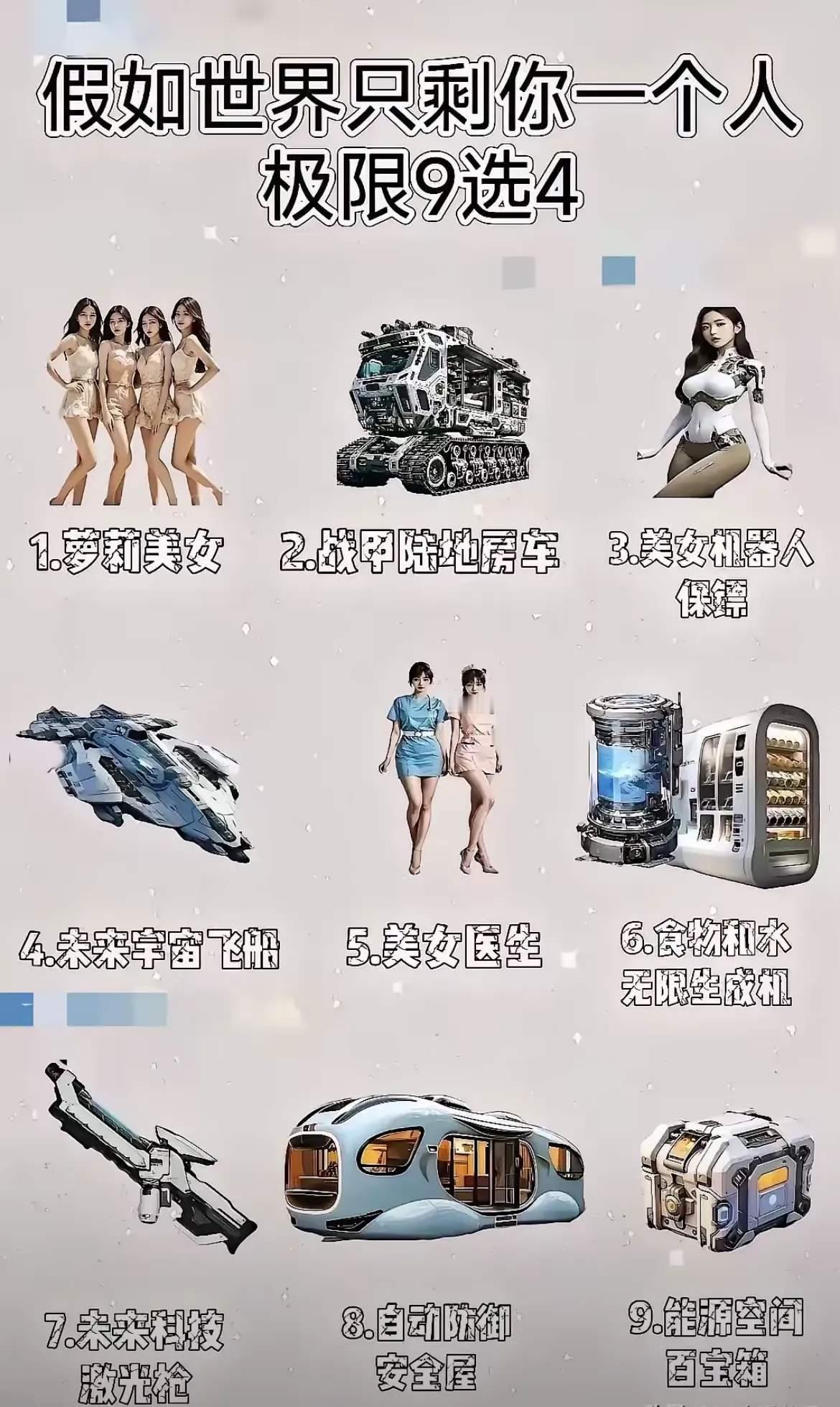 9选4，你们怎么选？ ​​​