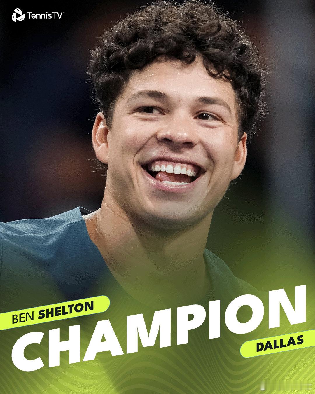 ATO500达拉斯决赛🇺🇸谢尔顿3-6/6-3/7-5弗里茨🇺🇸谢尔顿获