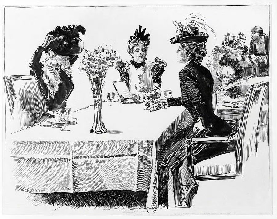 艺术家Charles Dana Gibson (1867-1944) 的作品夏日