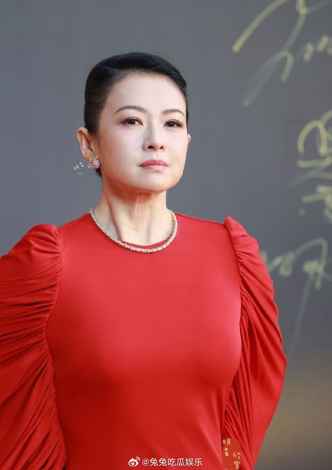 曝章子怡为新戏增肥20斤差点没认出来 