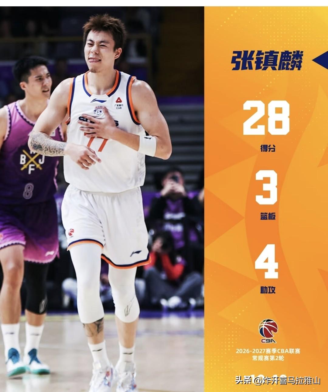 还有人认为朱松玮是当年星锐赛MVP吗？

今晚上海男篮105-92顽胜北控队。上