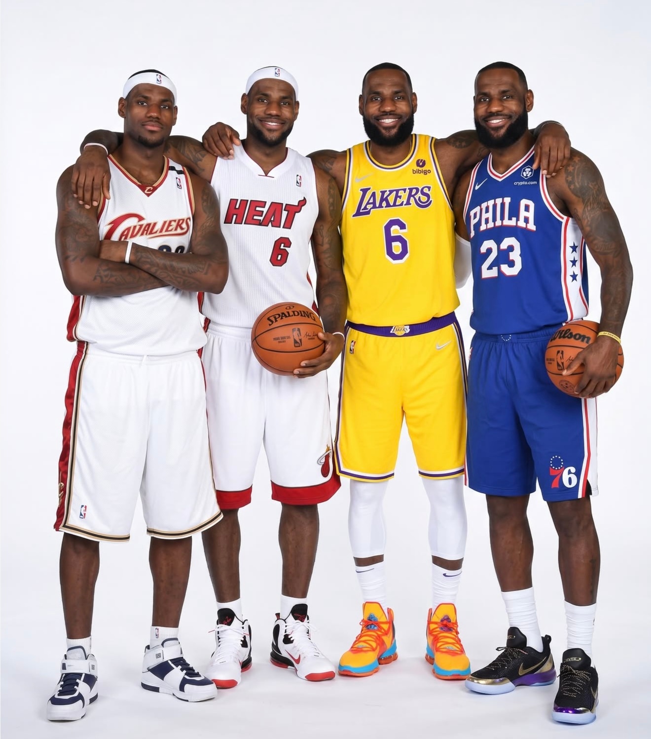 NBA历史上没有球员能在效力4支不同的球队赢得总冠军，詹姆斯有机会成为第一个。 