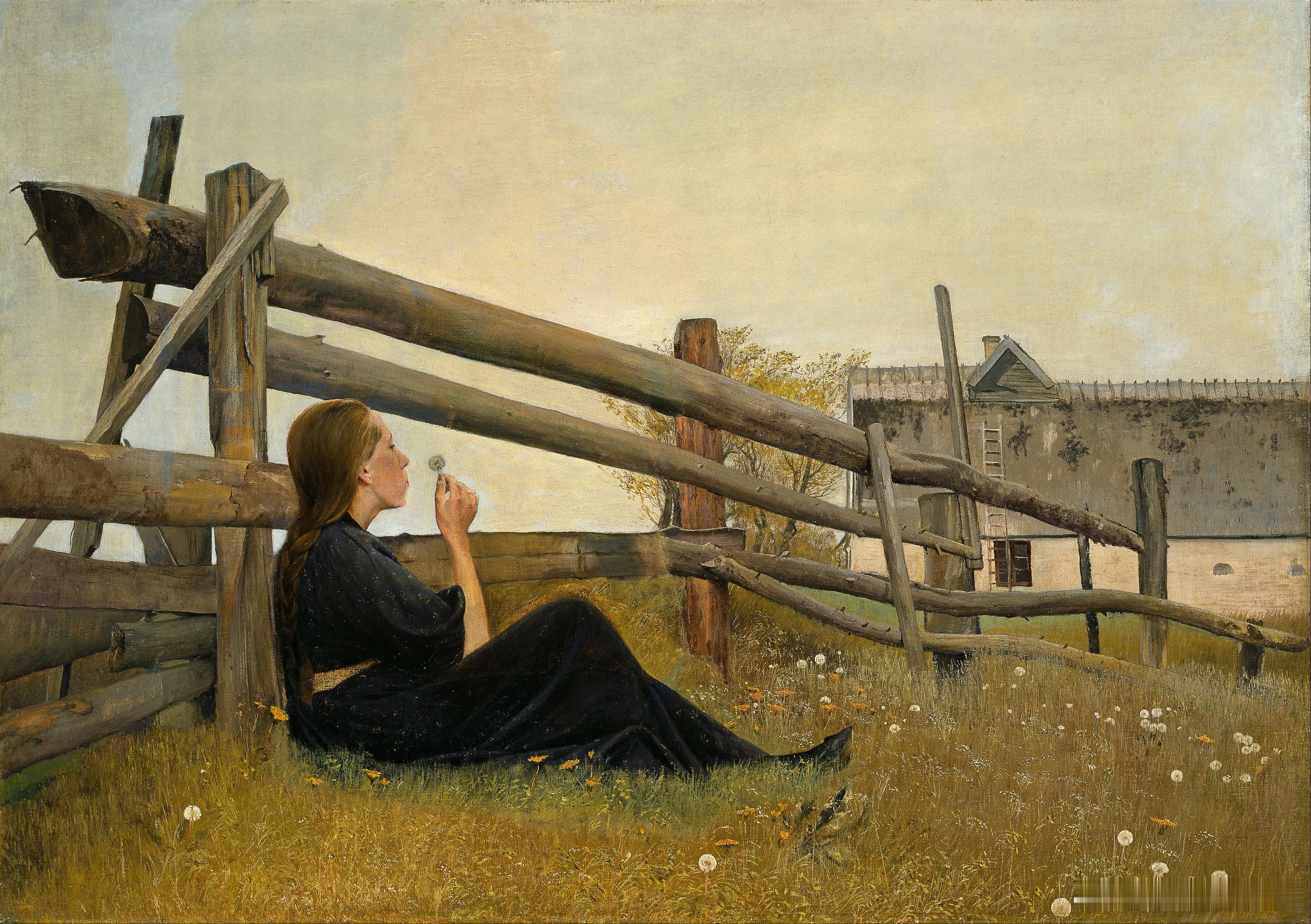 西洋历史文化鱼缸 丹麦画家劳里茨·安徒生·林（Laurits Andersen 