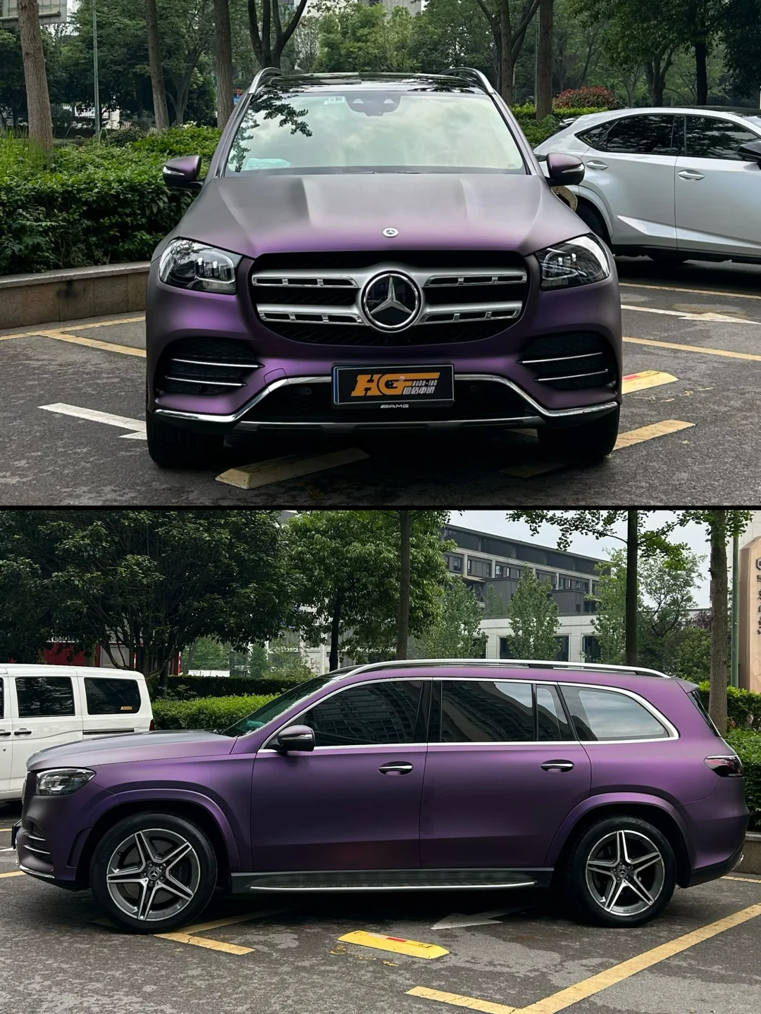 奔驰GLS580📍黑幻比诺紫