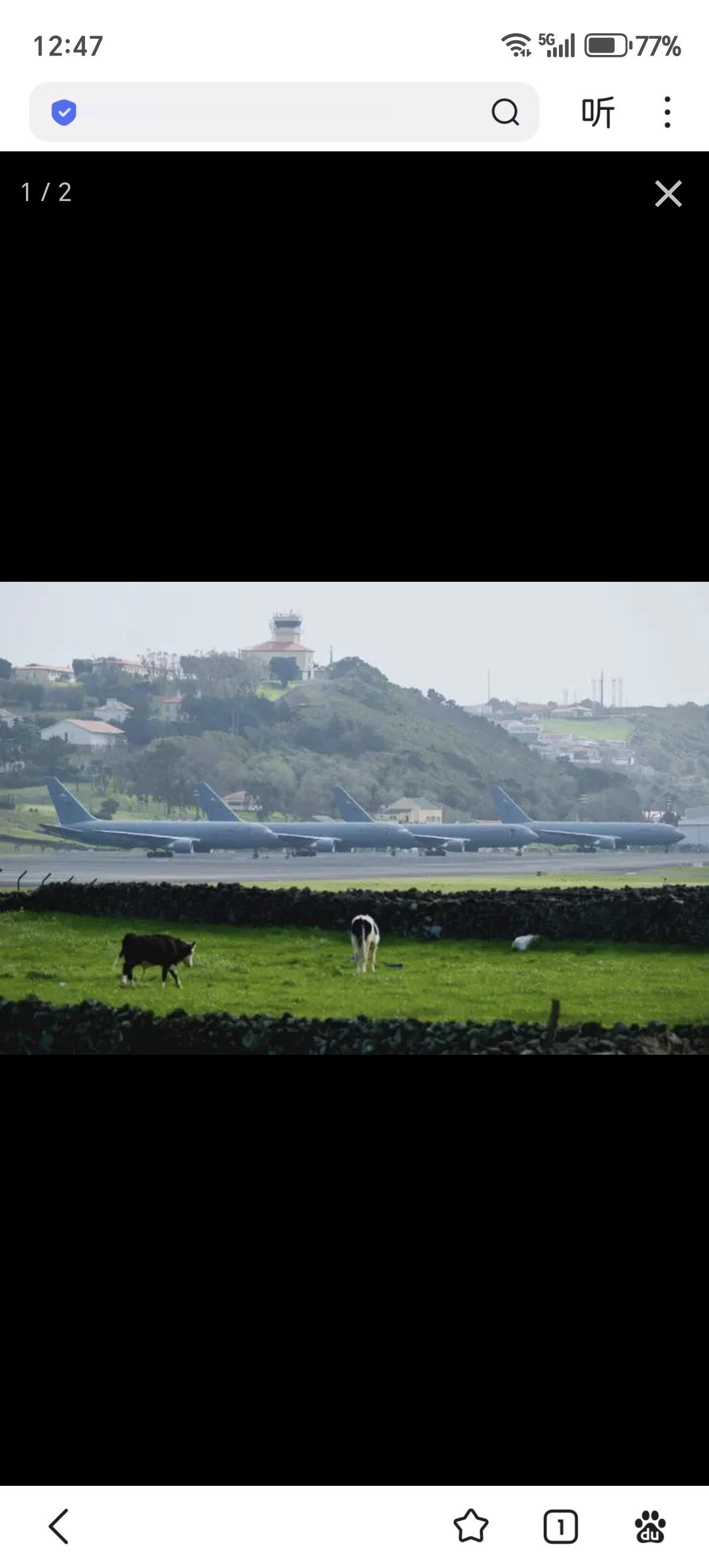 2月18日至19日，葡萄牙亚速尔群岛的拉杰斯机场迎来了有史以来最大规模的美军飞机