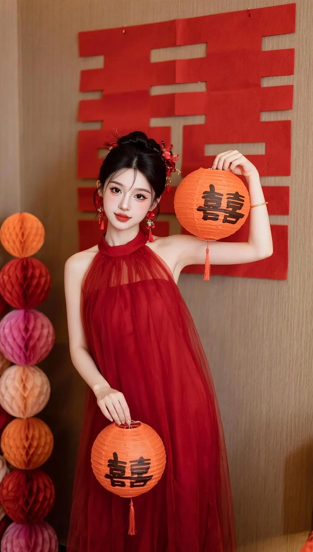 随变ai随便玩 AI中式红装照 ai创作 玩法合伙人计划 我在拍特效