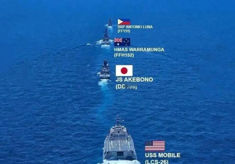 4月9日，南海出了两件事。菲律宾先在中业岛揭牌了一个“海岸警卫队辖区”，覆盖6.