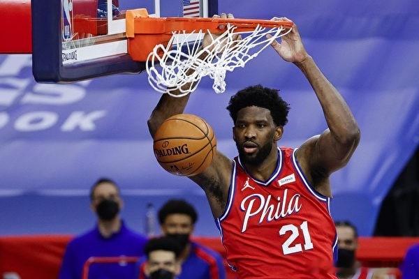 恩比德谈76人逆转击败骑士NBA常规赛，76人主场114-106逆转击败骑士。赛