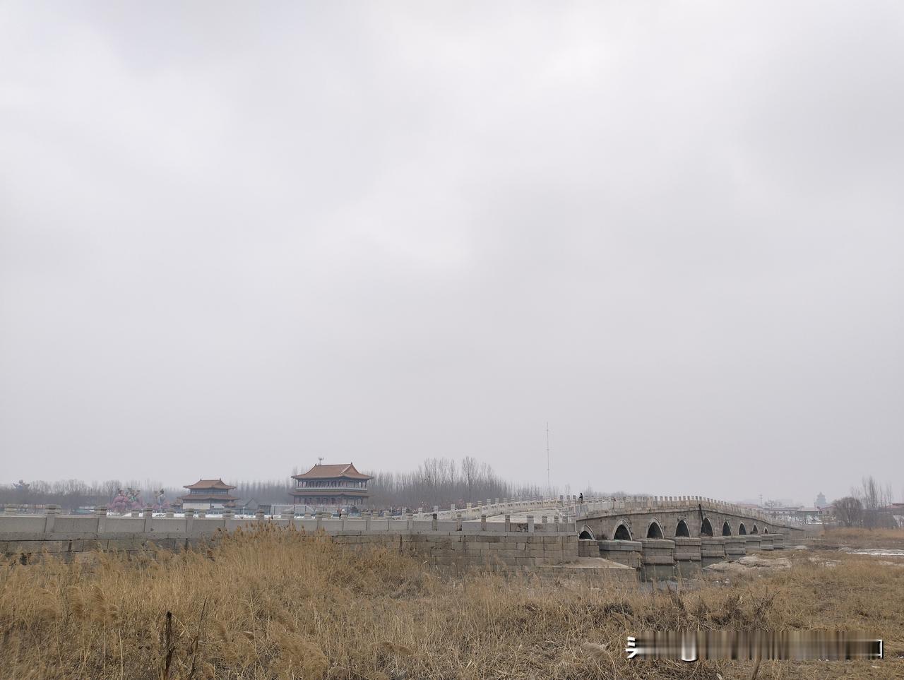 今年冬天的不同这里是河北涿州永济桥