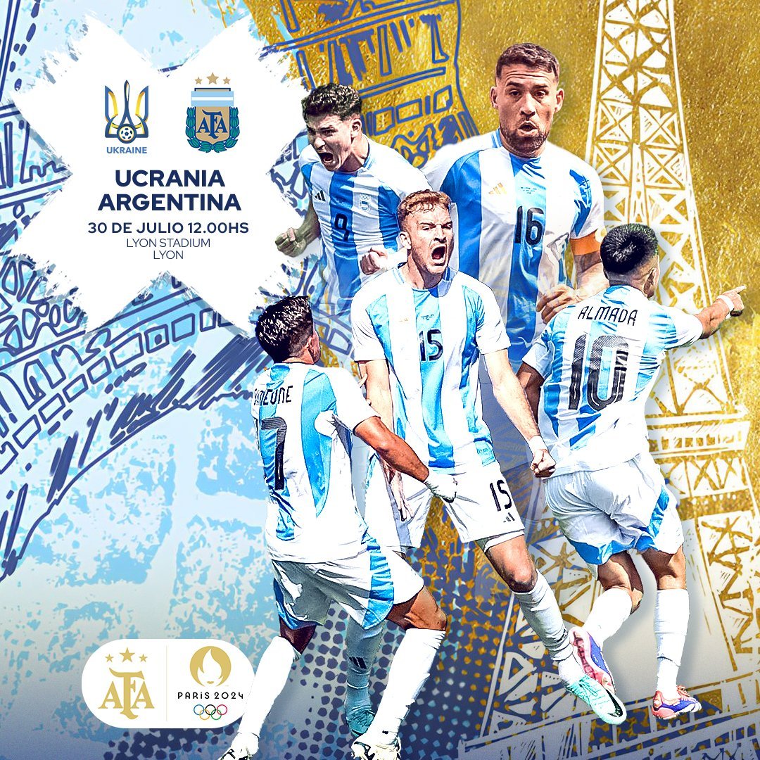 【冲冲冲💥】🏆2024奥运男足小组B组第三轮⚽乌克兰vs阿根廷⏰北京时间今天