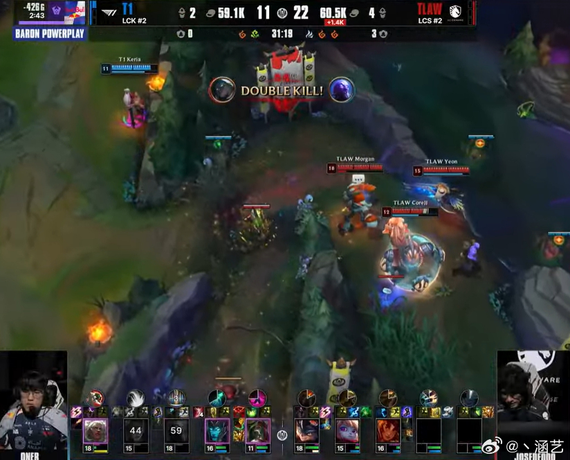 啊？T1怎么这么急啊T1拿下开门红T1打TLAW先下一城T1对战TLAW