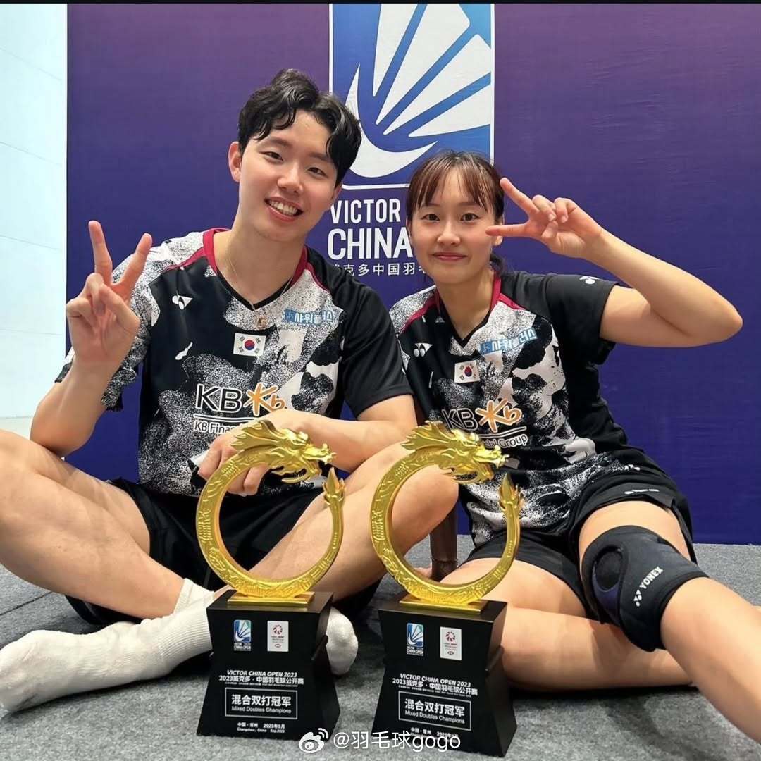 我爱羽球 徐承宰晒照分享与蔡侑玎合作瞬间：谢谢你一直相信并付出最好 ​​​​*图