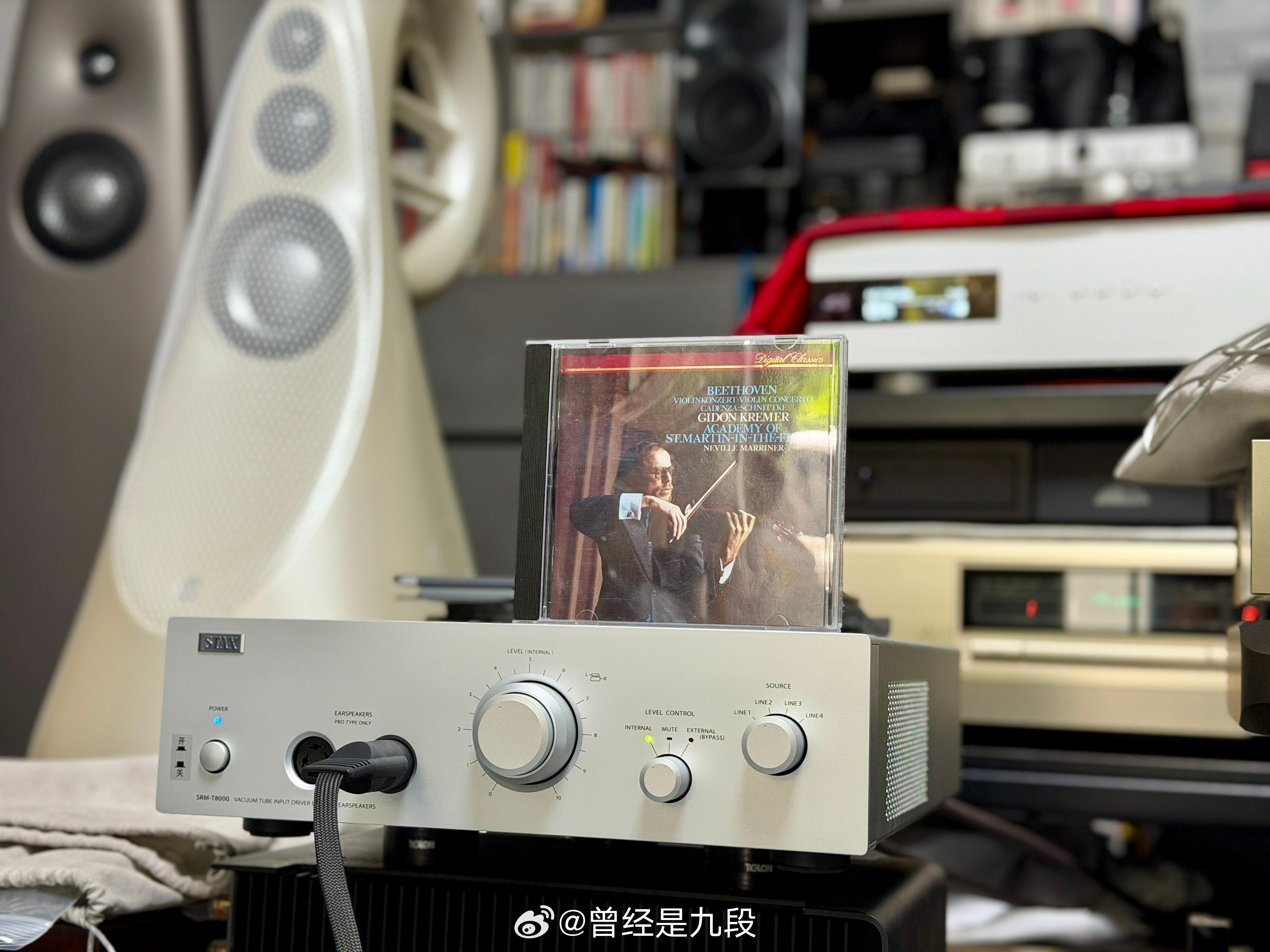 Accuphase DP750播放，STAX T8000完全体驱动ES LAB 
