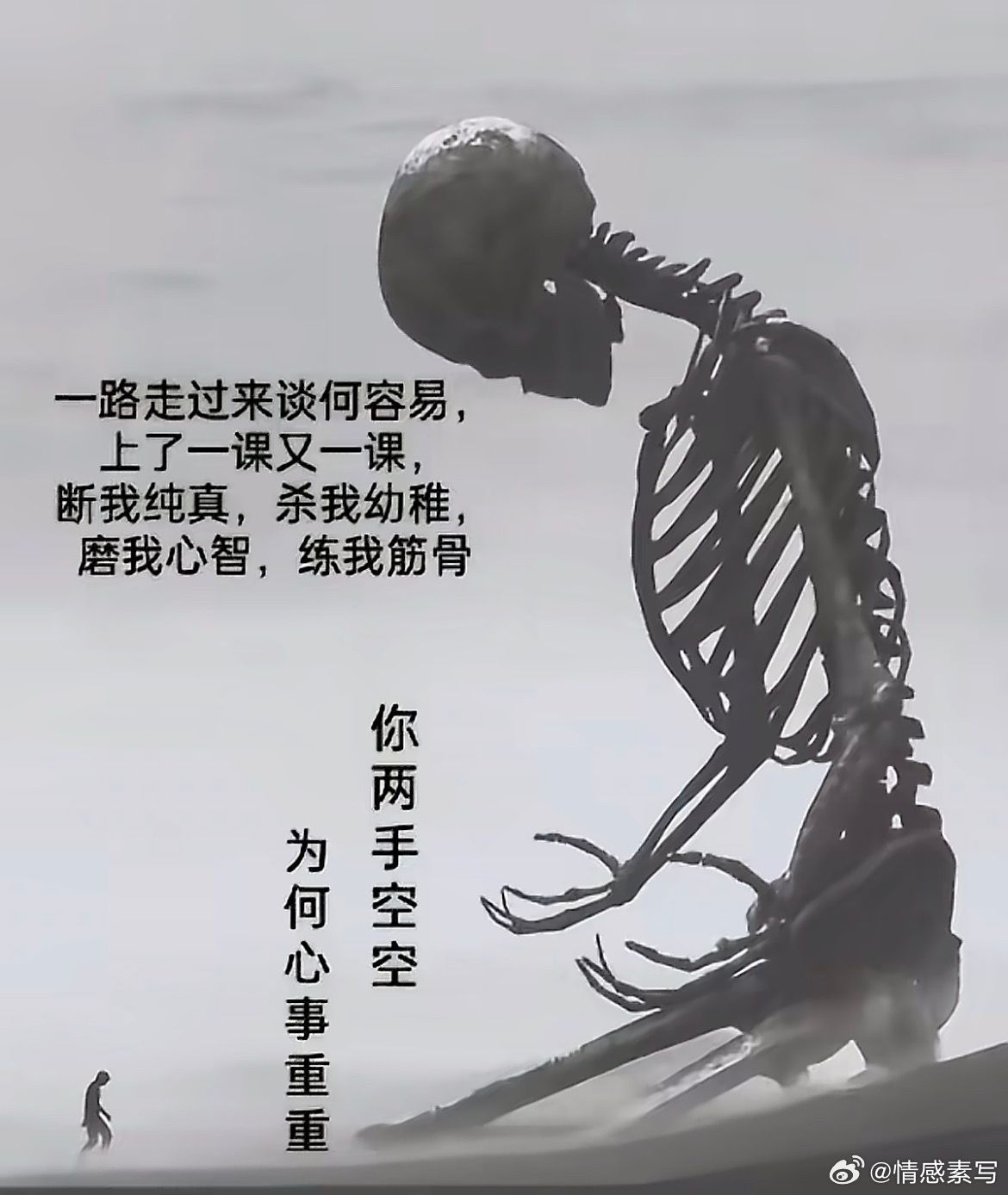 伤感系爱情语录 人最可悲的就是，捧着真心与人相逢，才发现世俗里的人，都擅长假意，