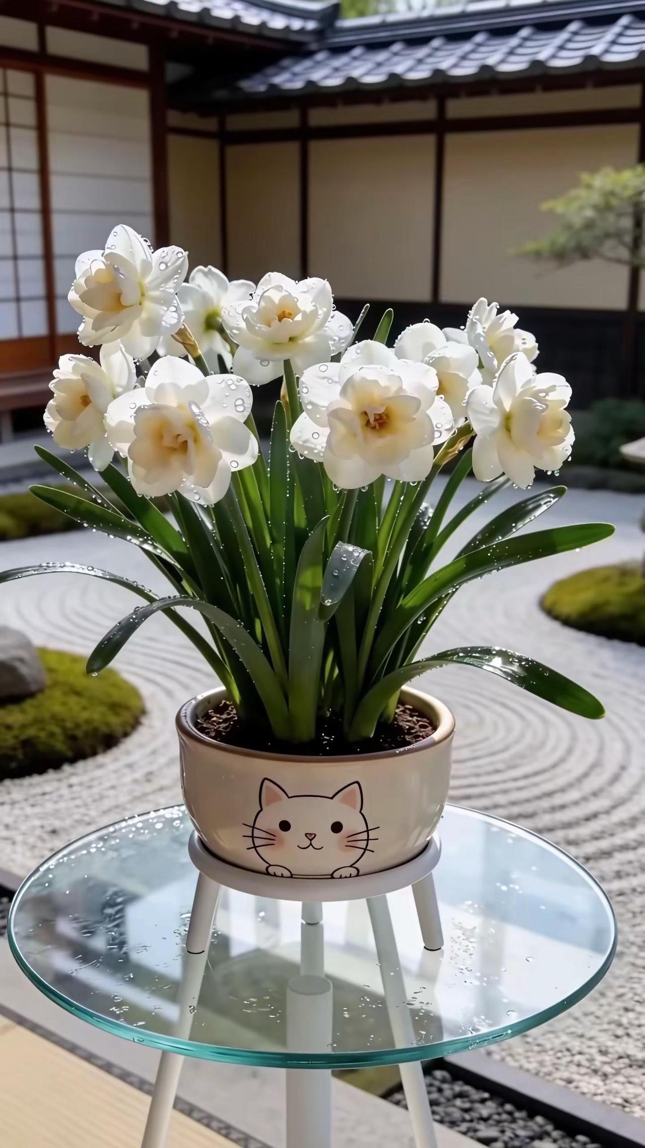 水仙花水培花卉冬季养花室内盆栽花卉绿植@抖加🔥上热门🔥🔥热点宝