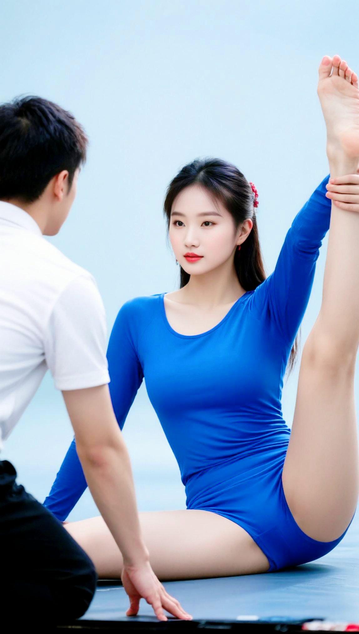 AI体操训练照   这个动作有点难 收藏关注加点赞