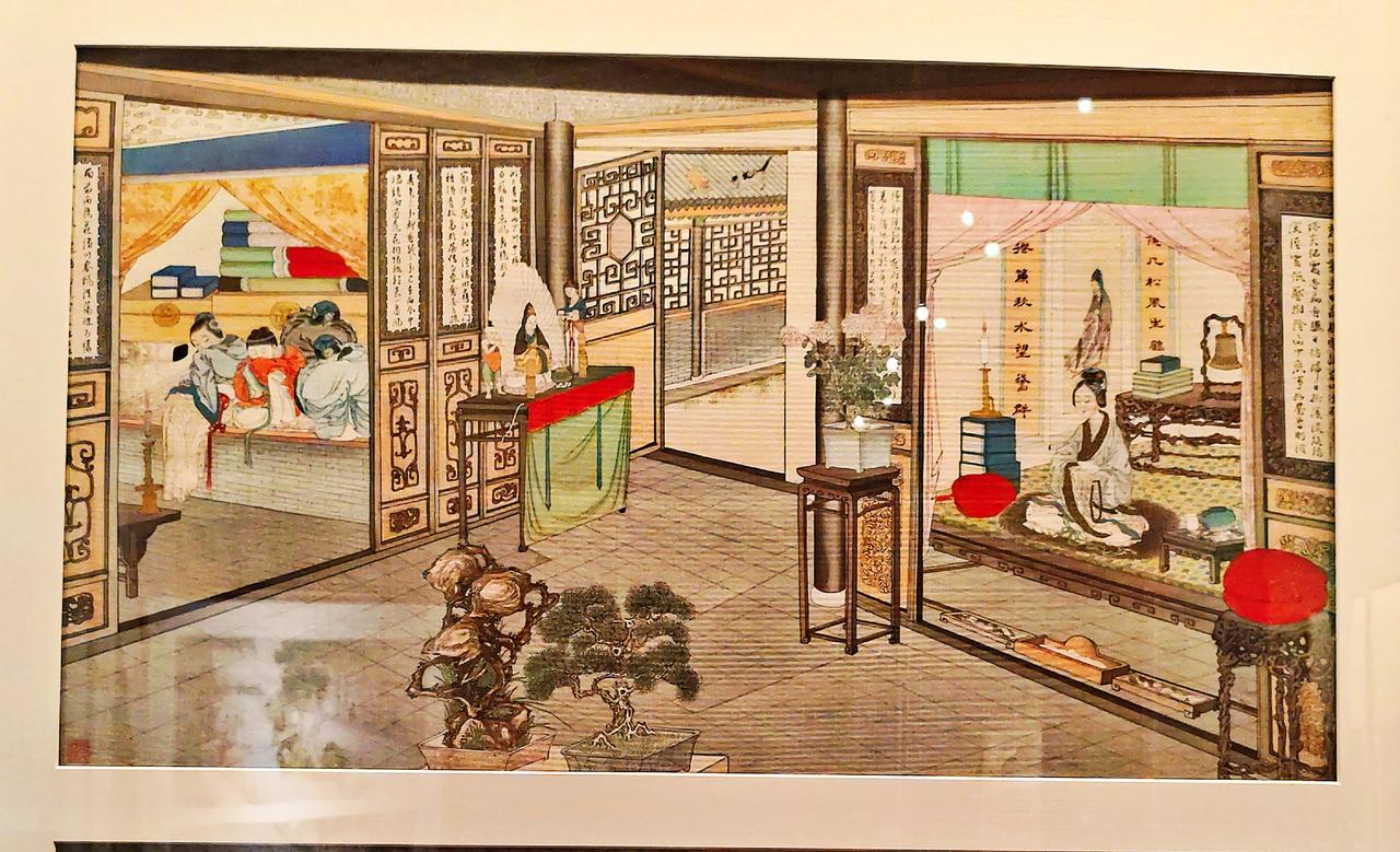 《红楼梦》彩绘画册真跡展
    ″绘梦三重缘一一辽宁与红楼梦文化展″，在《沈阳