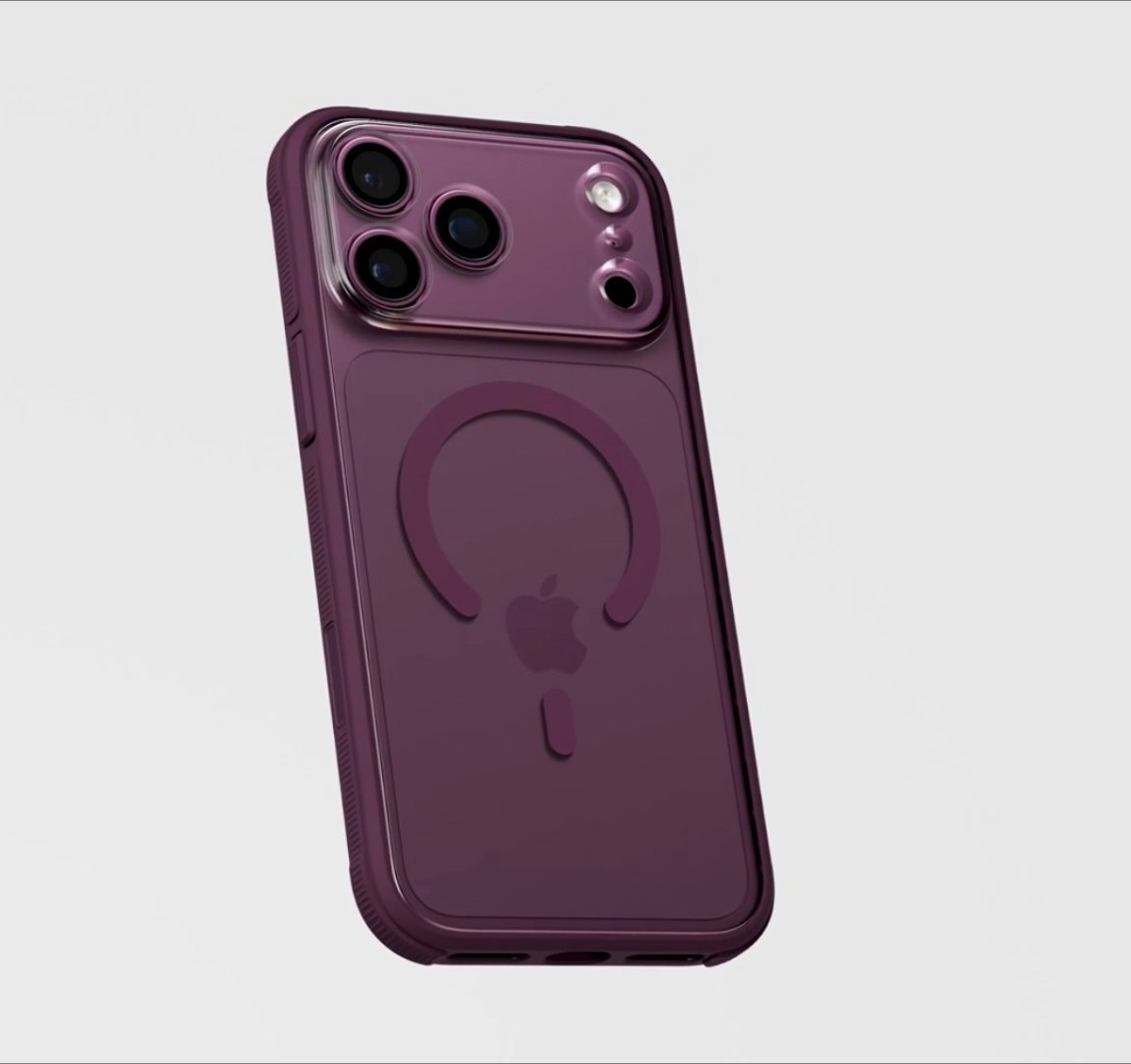 iPhone18Pro玫红色确定著名手机壳品牌Dbrand曝光了苹果18Pro的