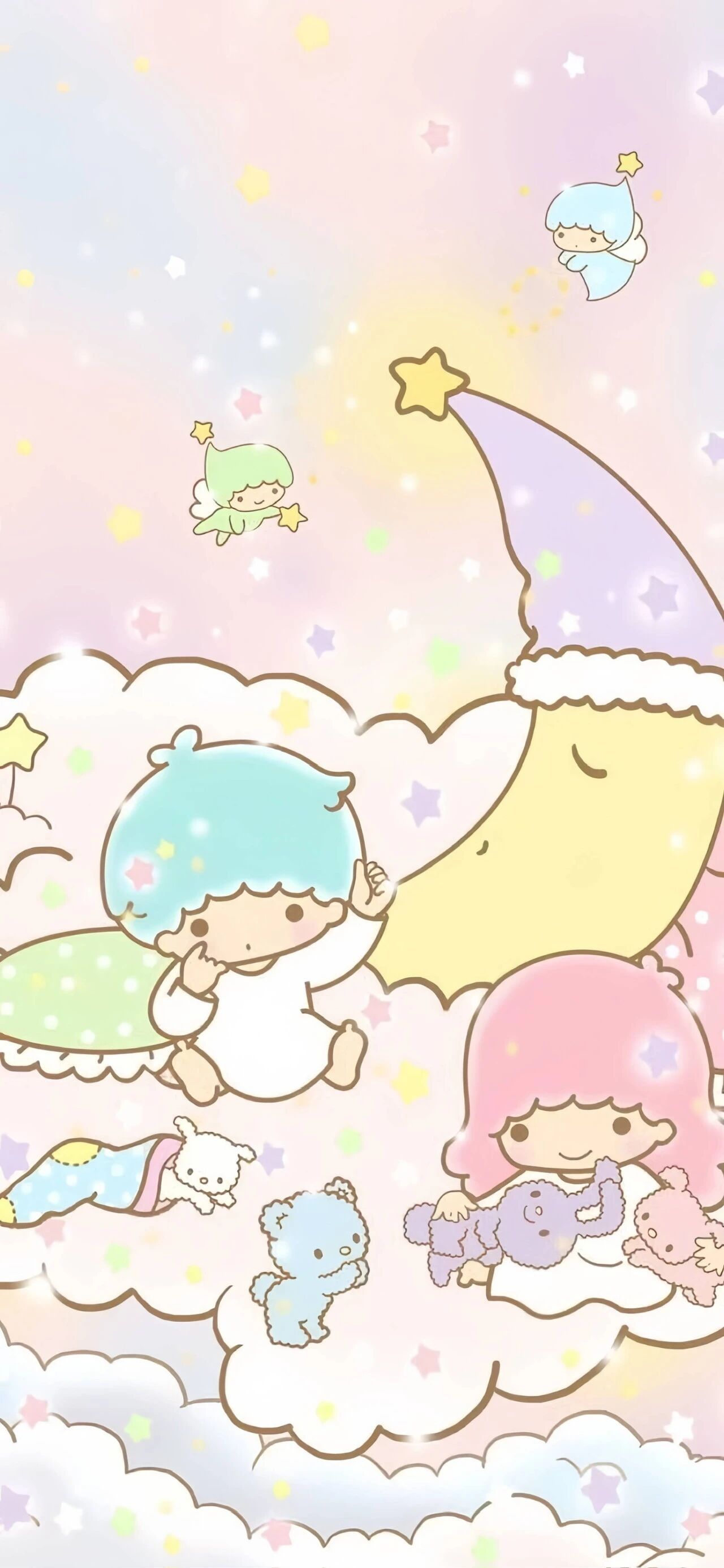 𝐬𝐡𝐚𝐫𝐞壁纸｜双子星 🍧₊⁺分享背景图｜卡通壁纸｜iphone壁纸