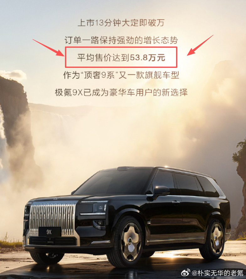 极氪9x的订单到底有多少？虽然官方没有公布，但是从今天9x交付1w台的海报我们可
