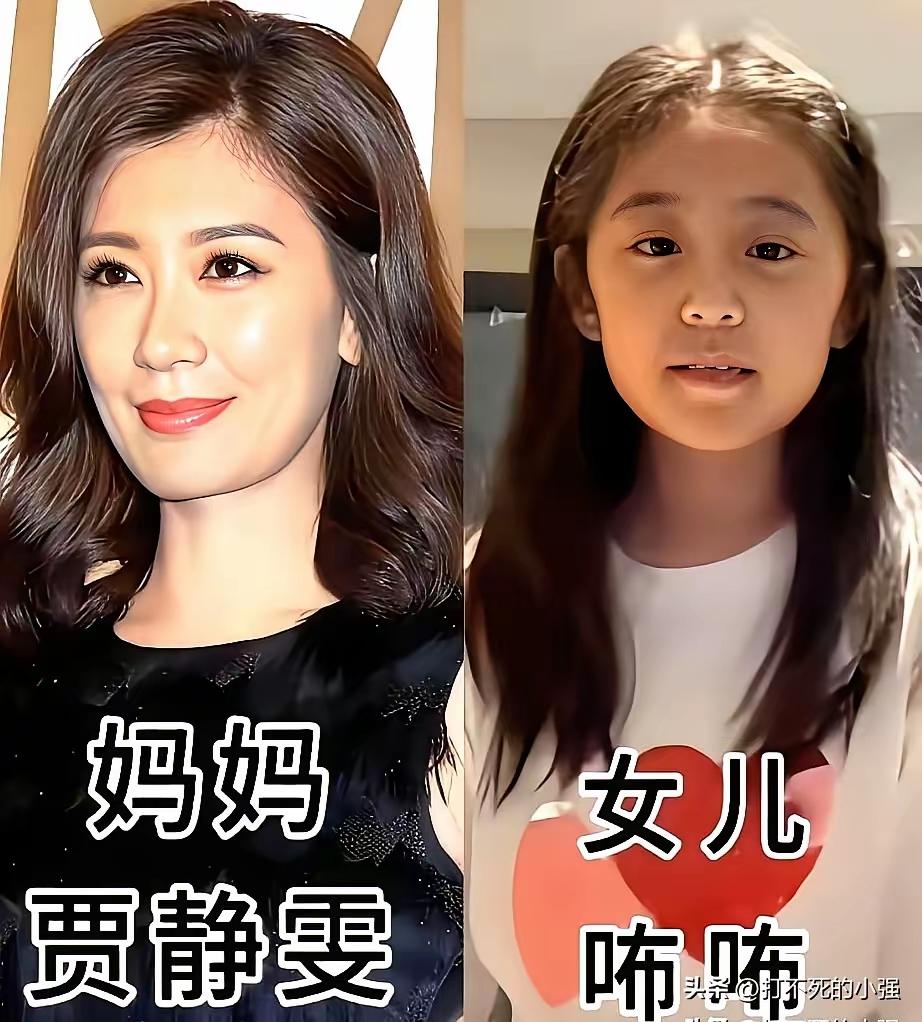 女星们的小棉袄长这样？
感觉还是妈妈更漂亮