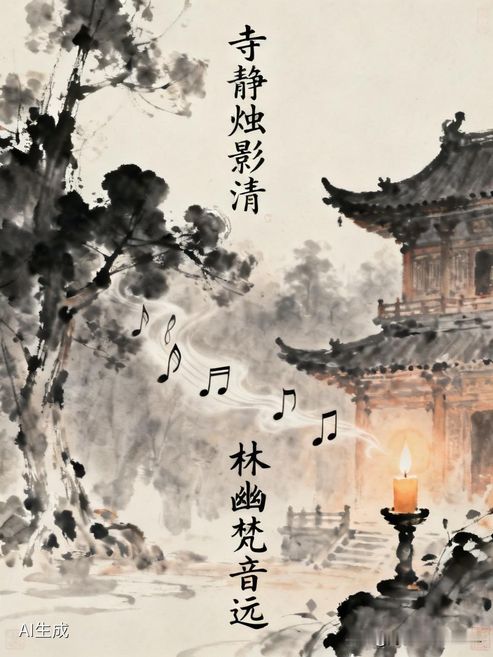 下联，林幽梵音远！[微风]