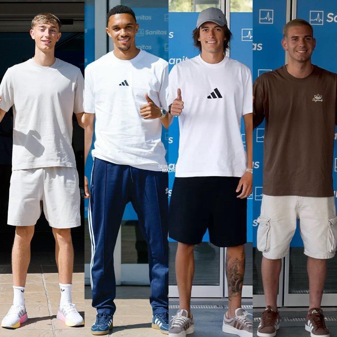皇马今夏签下的四名球员都是阿迪系！👟马斯坦托诺亮相皇马halamadrid ​