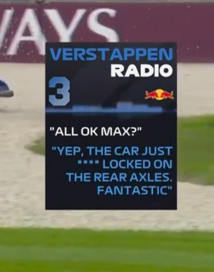 维斯塔潘这次撞车非常奇怪。有人认为后轮锁死是在刹车阶段动能回收开始的那一刻出现的