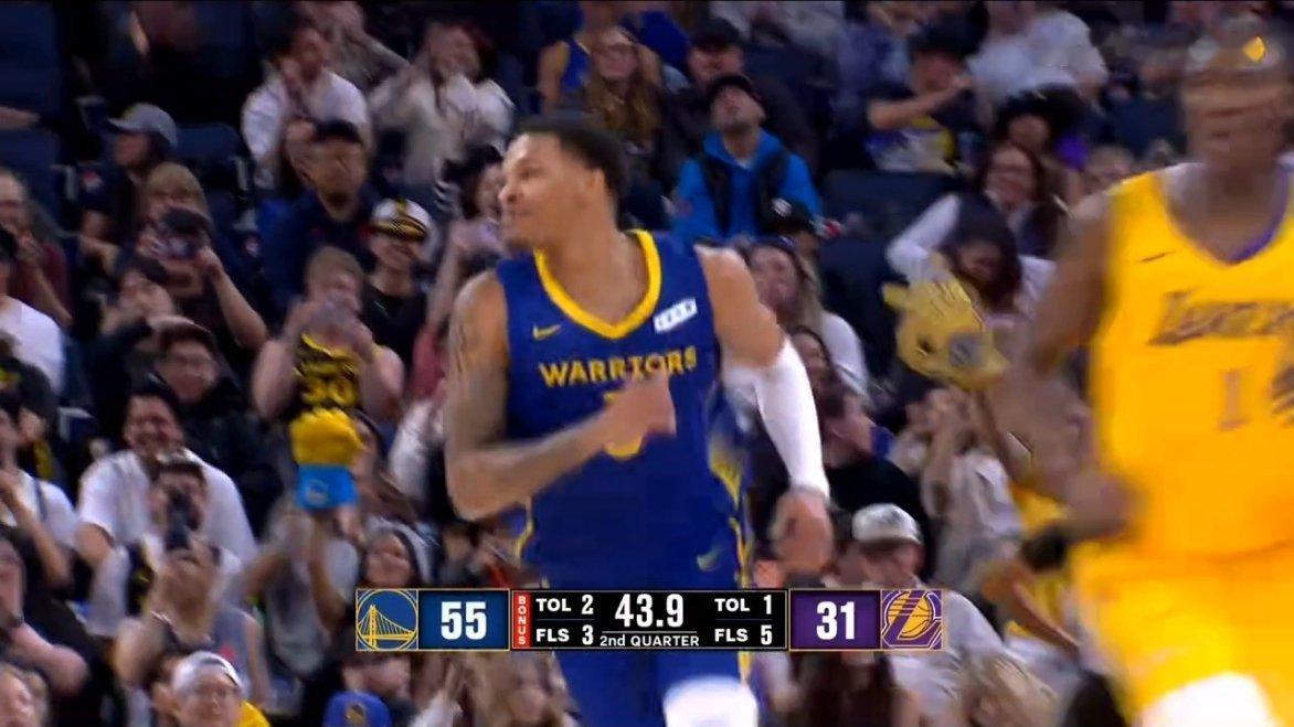 被勇士打爆了，理查德不愧是打过1年NBA的湖人vs勇士