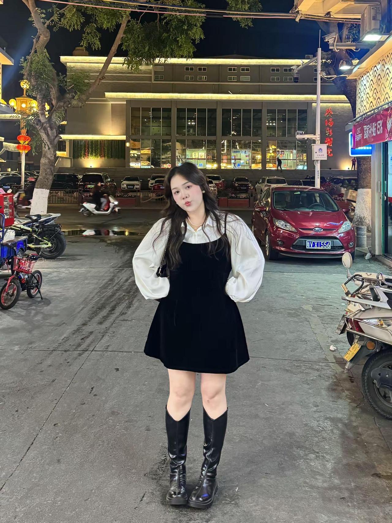 微胖参加年会穿什么？今日穿搭 今日穿搭look