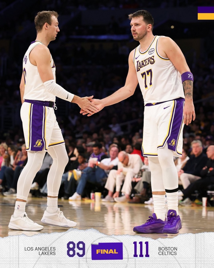 美网友：湖人甚至没法抗衡无塔图姆绿军 只有摆脱詹姆斯才能争冠