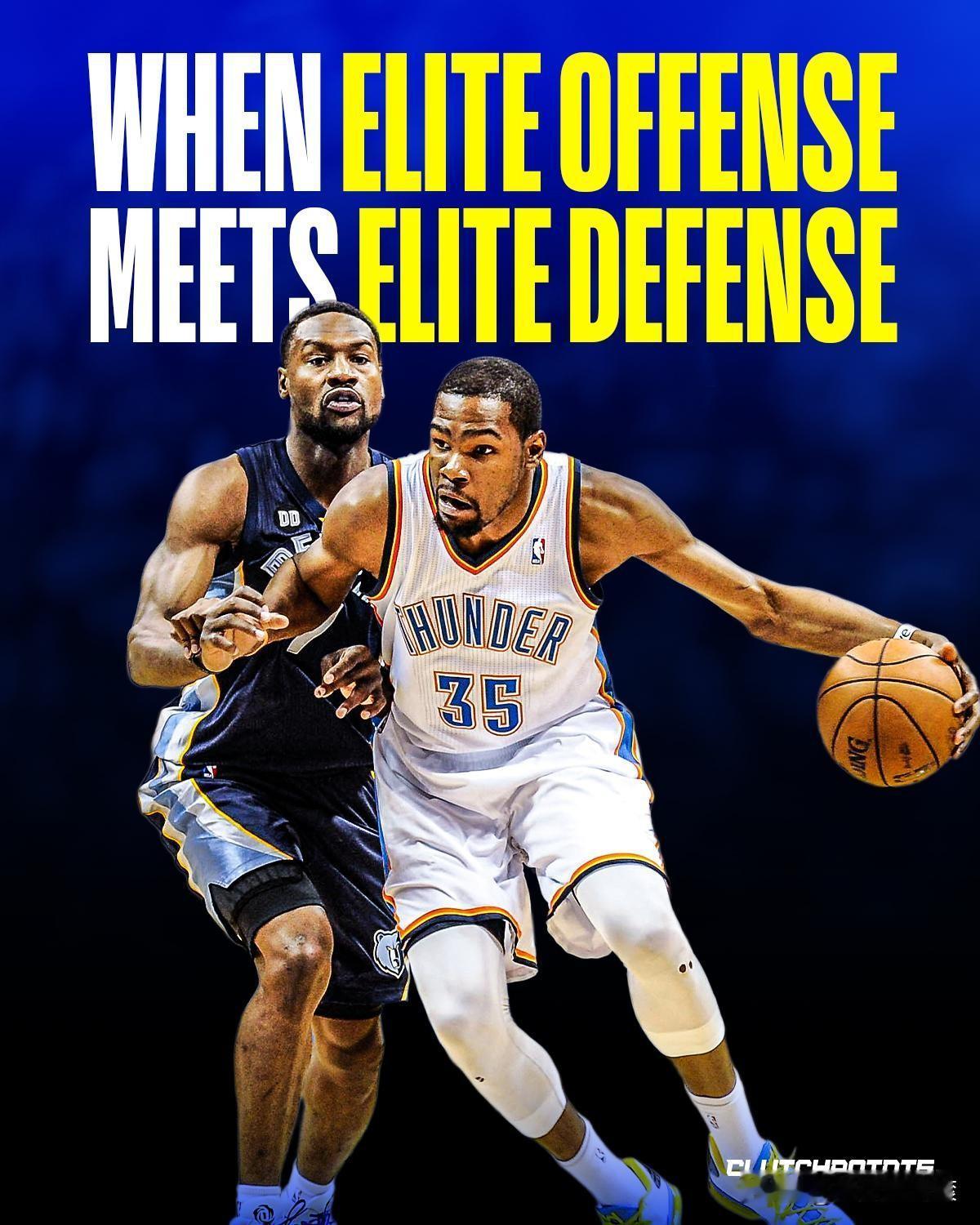 宿命惺惺相惜💥NBA最硬核攻防对决！托尼阿伦：全联盟唯一拦不住的人，就是杜兰特