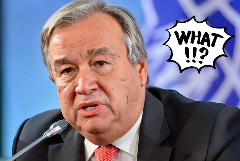 古特雷斯近几日急了，真急了。

外面都在传联合国成了“昂贵摆设”，说老爷子这是两