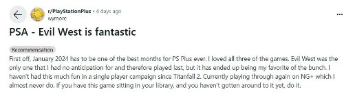 PS PLUS三月免费游戏《暗邪西部》褒贬不一