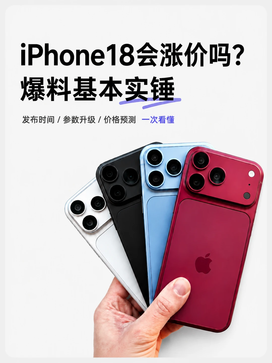 iPhone 18 系列涨价，或许已成定局