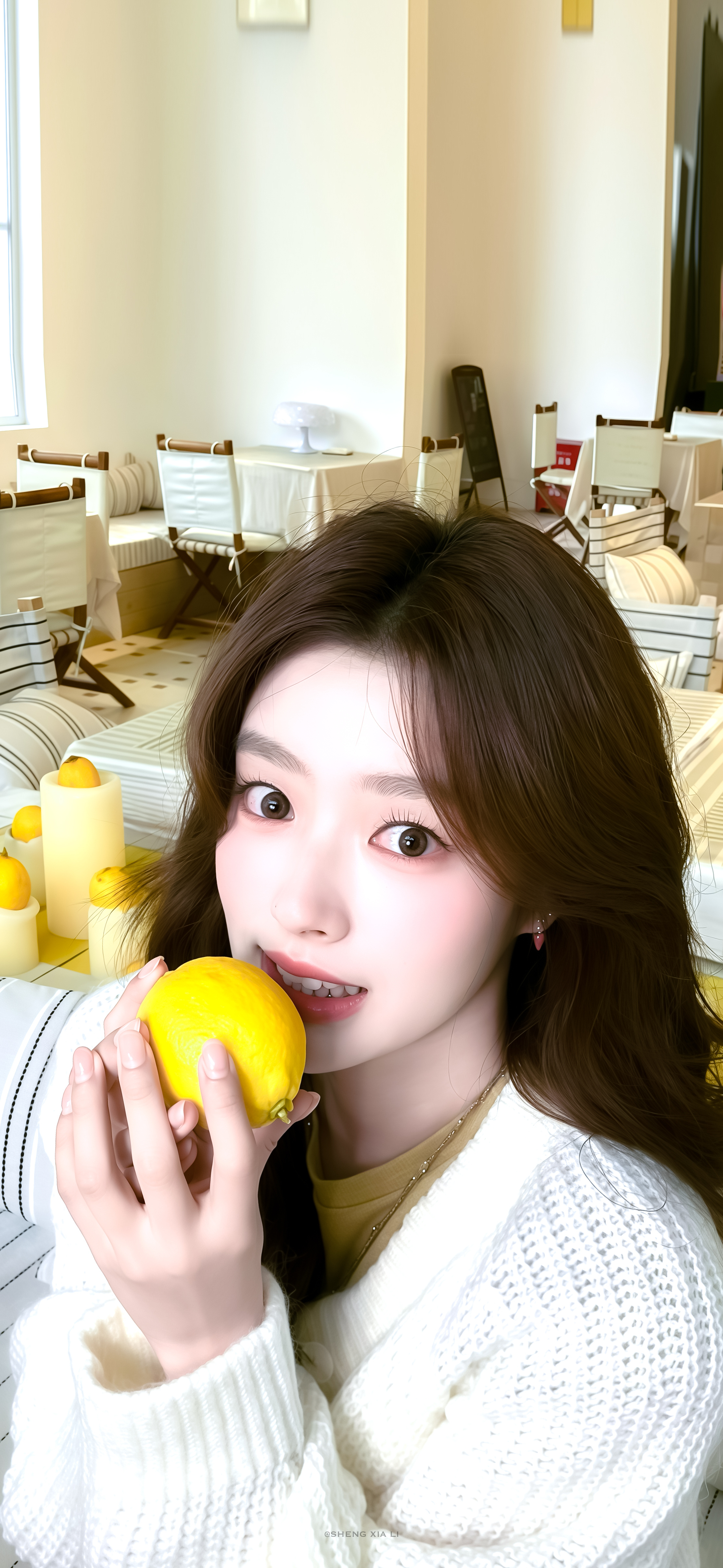 徐若晗  ᯠ _   ̫  _ ᯄ ੭啊秋！🍋🌼·更新了一则头像壁纸～ 