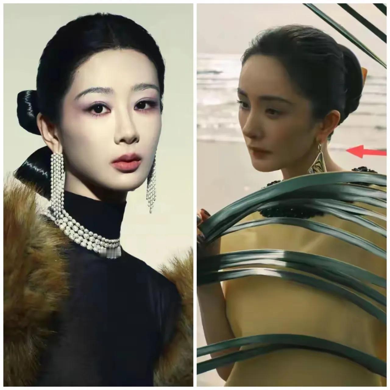 杨紫作品多，人气旺，是有原因的，这样看杨紫属于国泰民安脸，又白又胖的福气像，杨幂