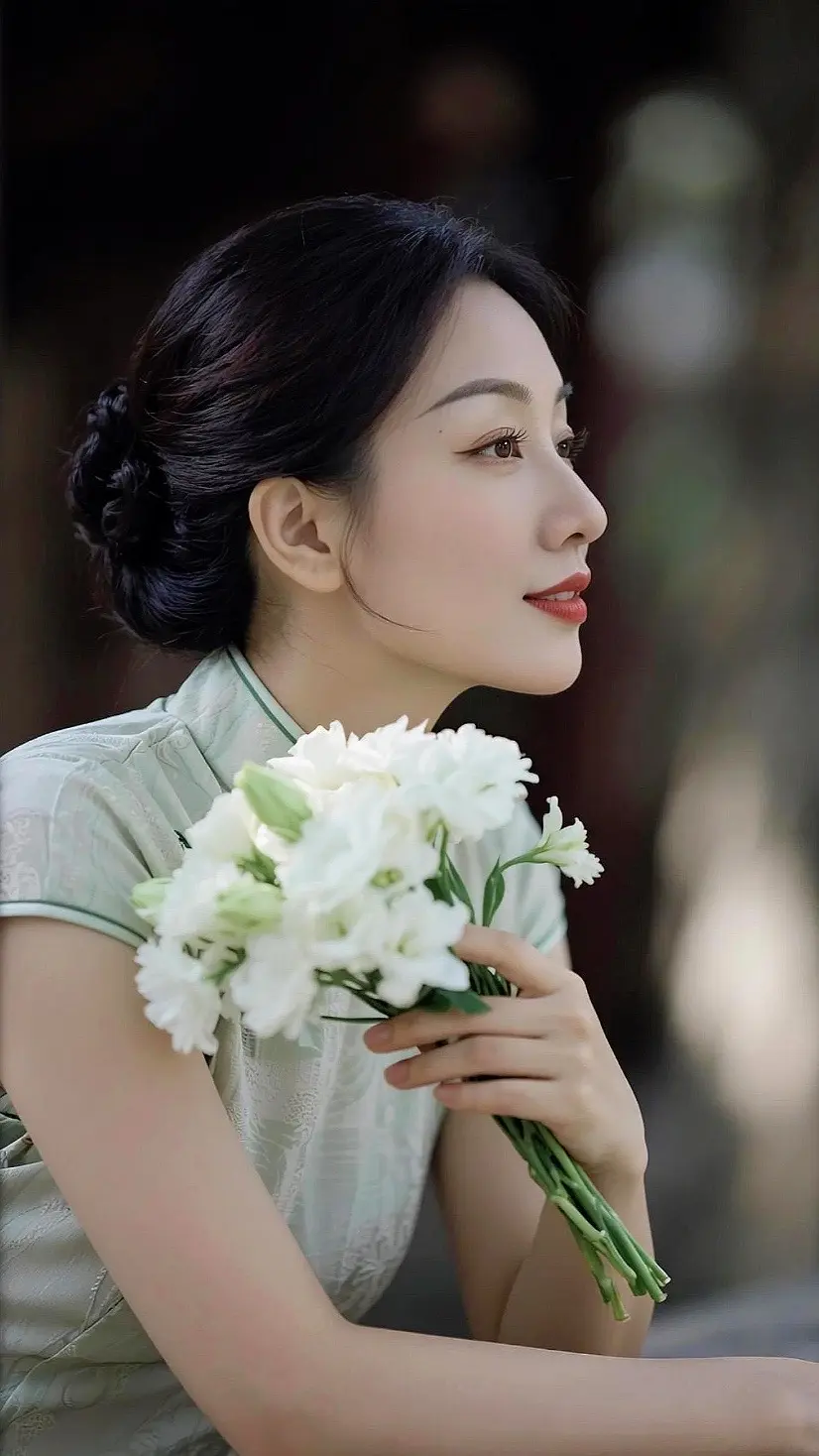 AI旗袍侧影照 ai创作 玩法达人伙伴计划广告分成