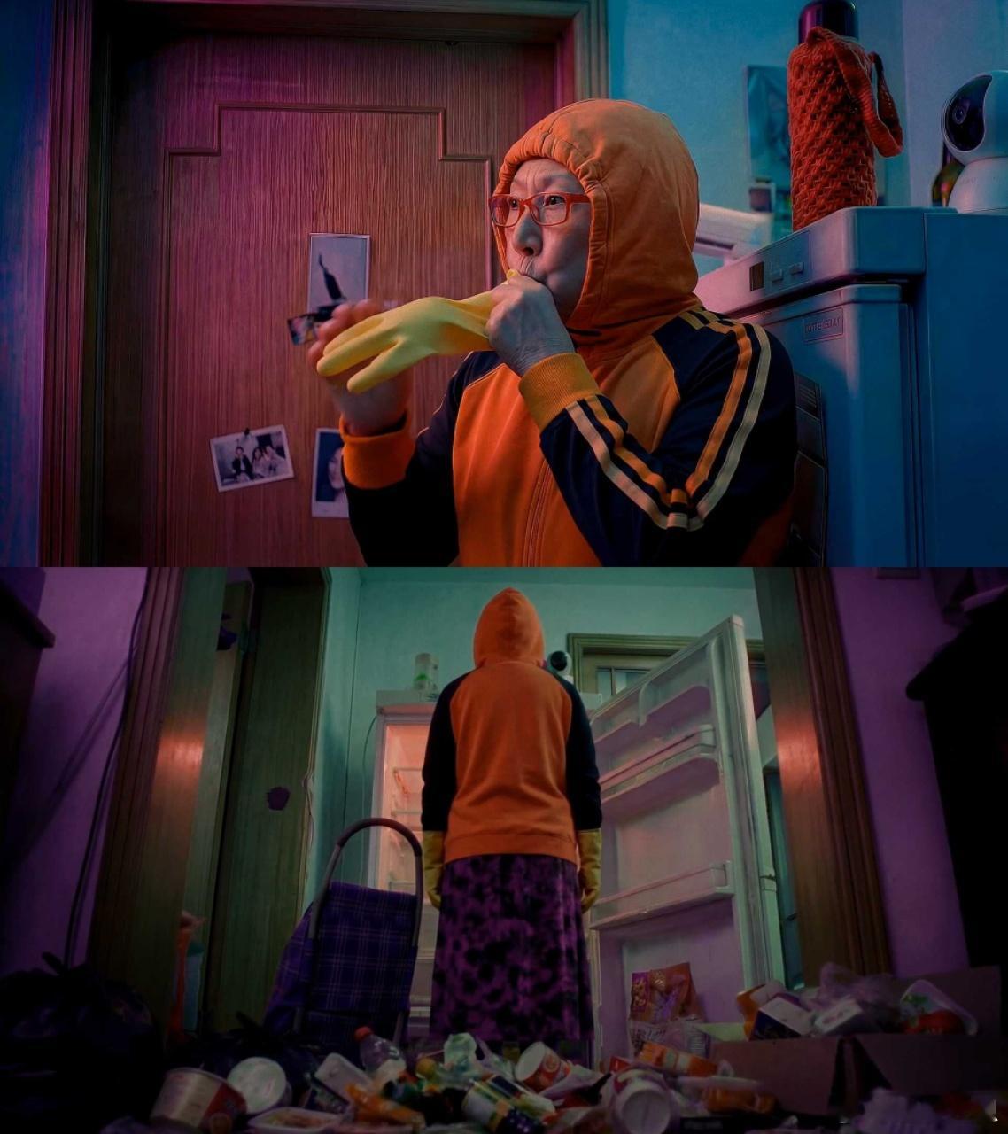 内娱想破头都拍不出这样的母爱 她扫的哪是垃圾，是压在女儿头顶的阴霾；她磨掉的哪是