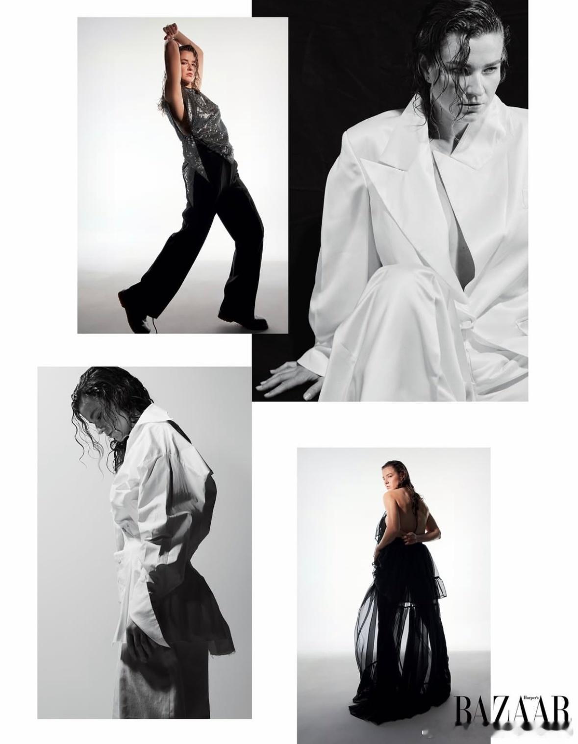 穆霍娃芭莎给火娃拍的杂志大片出炉啦🔥合作的是造型师米洛斯拉夫·罗曼尼夫wta