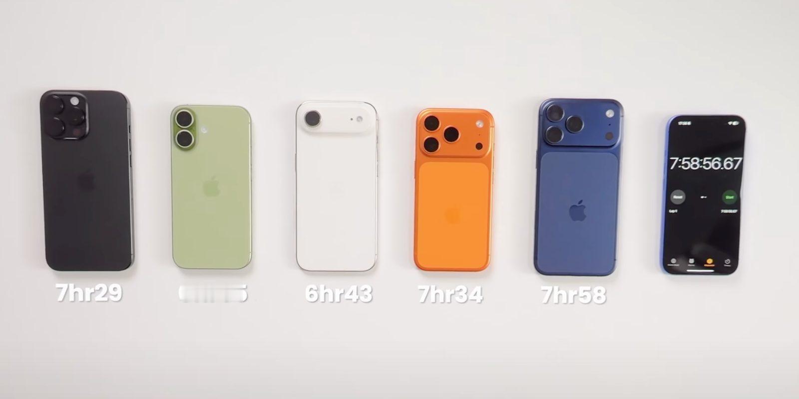 iPhone17ProMax续航实测夺冠iPhone 17 Pro Max的续航