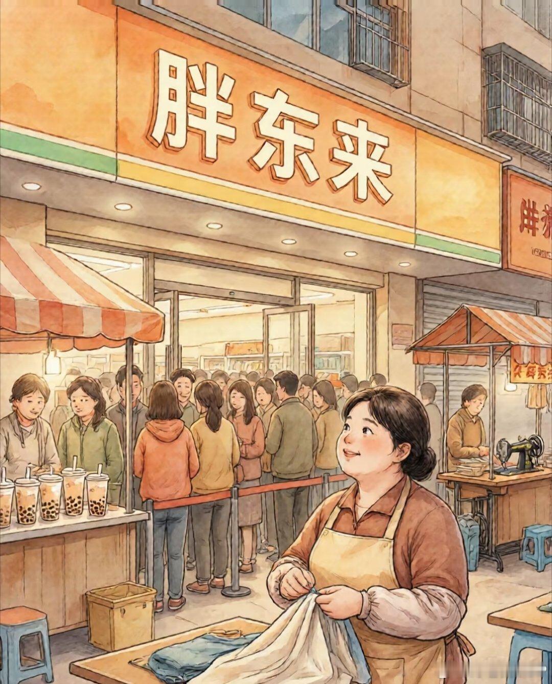 胖东来闭店裁缝摊称将跟随搬迁裁缝店老板可比房东拎得清得多这条新闻格外耐人寻味，小