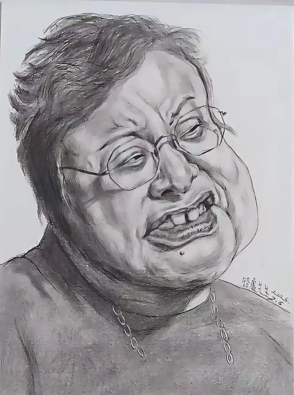 这是谁画的？伤害性不大侮辱性极强！