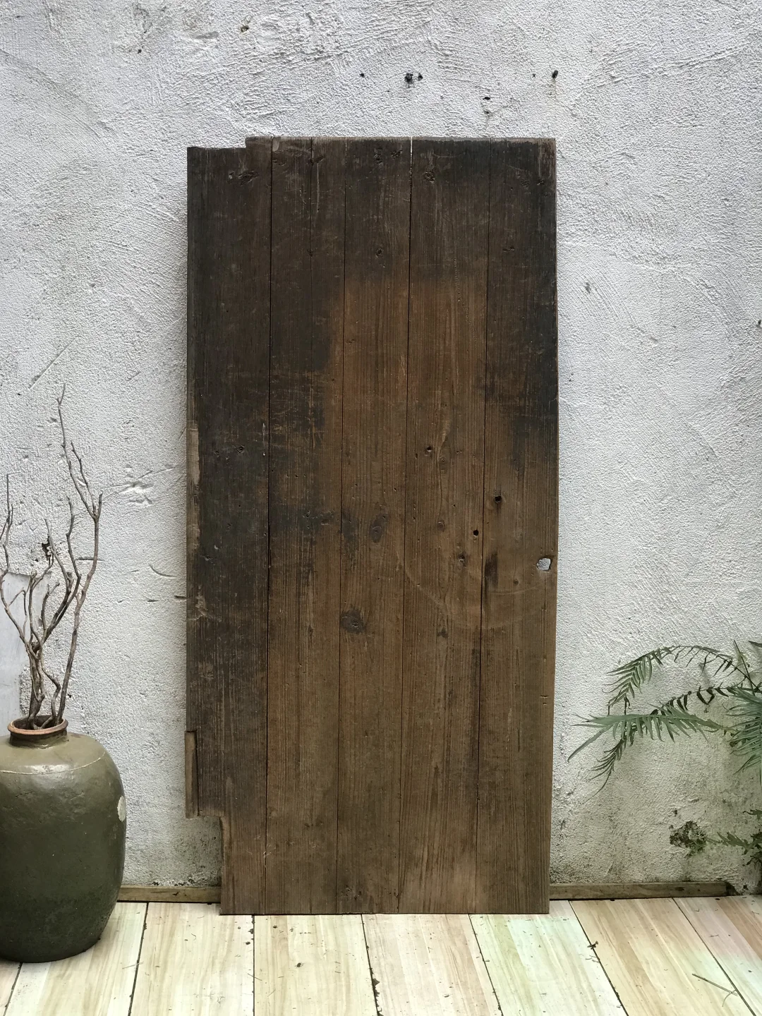 老门板；摄影背景道具；民宿极简侘寂摆件。